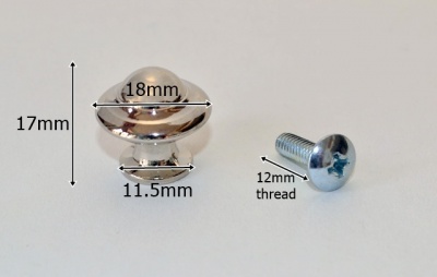 18mm Box / Drawer Knob (4-pack)